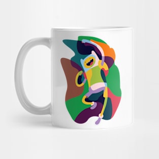 Abstract Fin Mug